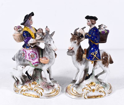 Lot 72 - A pair of 19th century derby figures of The...