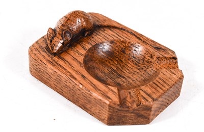 Lot 176 - Robert Thompson the Mouseman: an English oak...
