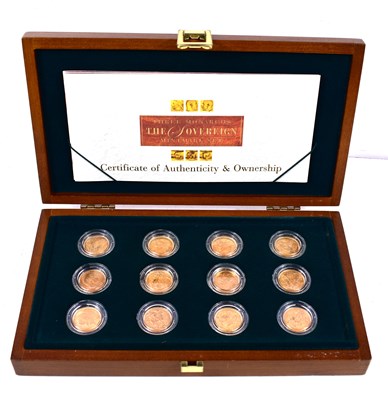 Lot 336 - The Sovereign Mint Mark Set, "Three Monarchs"...