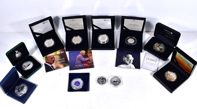 Lot 277 - A group of silver coins to include a New...