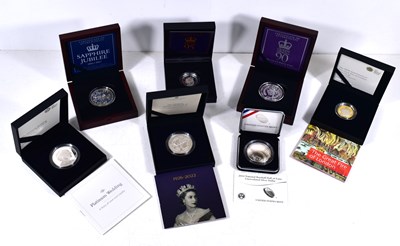 Lot 278 - A group of silver coins to include a Royal...