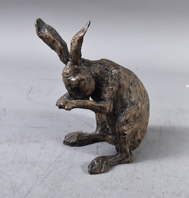 Lot 155 - A Steff Ottevanger sculpture of a small hare,...