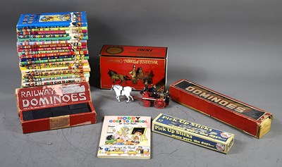 Lot 405 - A group of vintage games and children's books;...