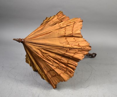 Lot 354 - A Victorian parasol with Blackforest type...