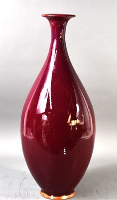 Lot 147 - A large Chinese Sang de Bouef vase, with a...