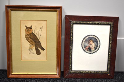 Lot 504 - Two 19th century prints, one depicting a long...