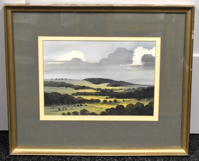 Lot 505 - Peter Atkin, (British, 1926-2005); watercolour,...