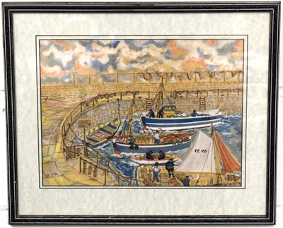 Lot 507 - Norman E Gibbs, (20th century); bustling...