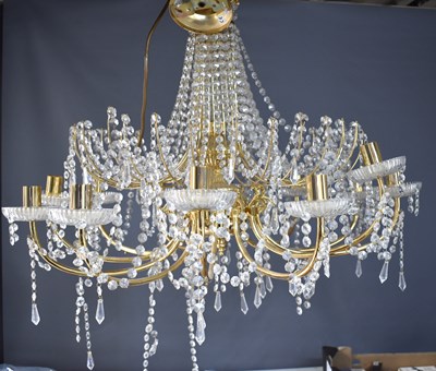 Lot 28 - A vintage Italian style gold toned beaded and...