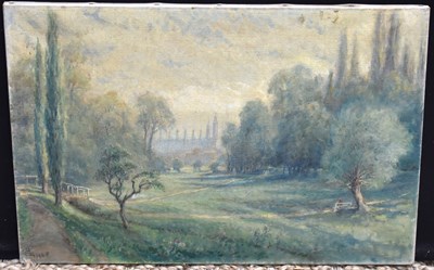 Lot 237 - A 20th century oil on canvas depicting a...