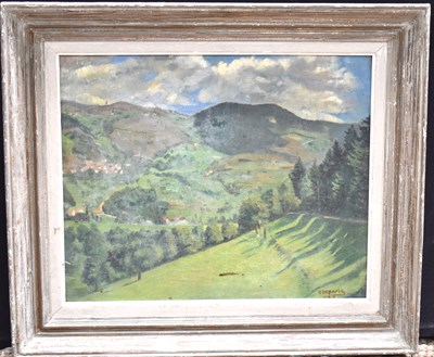 Lot 135 - D. Deparig, (20th century); oil on canvas,...