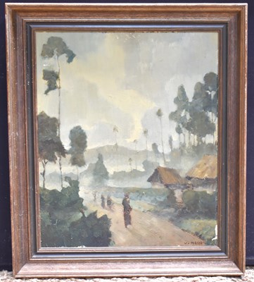 Lot 246 - Victor von Plessen?, (20th century); village...