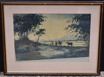 Lot 120 - Ibrahim Abu Bakar, (Malaysian, 1925-1977);...