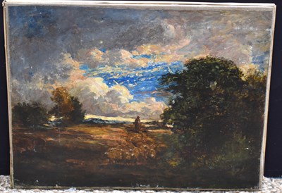 Lot 228 - A 19th century oil on canvas depicting a...