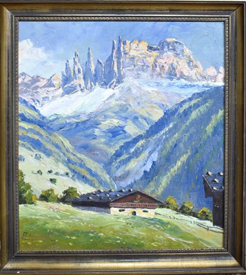 Lot 261 - After Alois Hernick (20th century): Alpine...