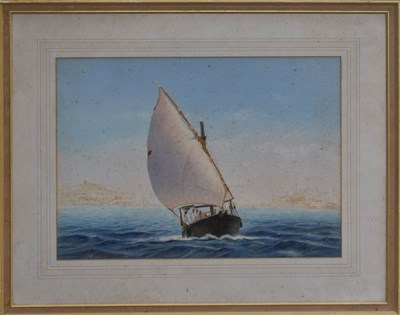Lot 209 - Edward Emerson (20th century): Sailing yacht...