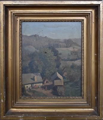 Lot 260 - A 19th century oil on board depicting a...