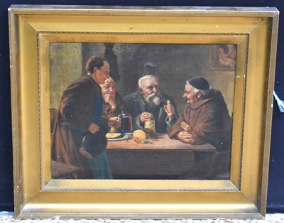 Lot 280 - Continental School, 19th century, oil on...