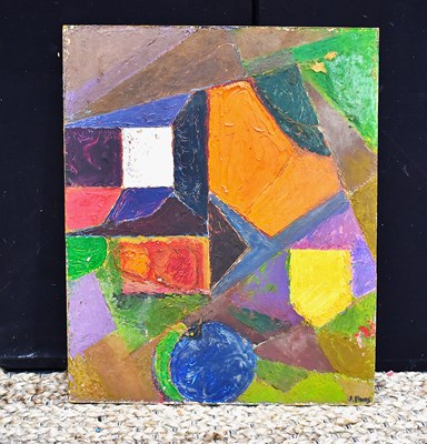Lot 251 - Jean Pons, (French, 1913-2005); Abstract...