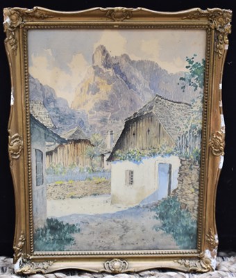 Lot 171 - Otto Stoitzner (1889-1963): landscape scene of...