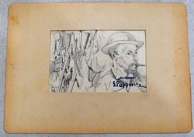 Lot 177 - George Papperitz, (German, 1846-1918); Pencil...