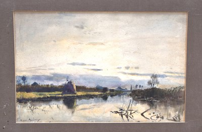 Lot 338 - Anton van Anrooy (Dutch 1870-1949): river...