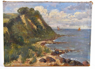 Lot 441 - Fritz Heider (German, 1868-1933): Two boats...