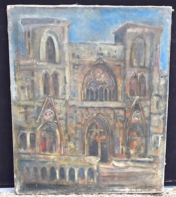 Lot 469 - An early 20th century oil on canvas depicting...