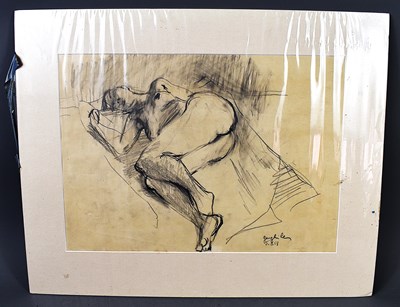 Lot 511 - George Linley? (20th century): Reclining nude,...