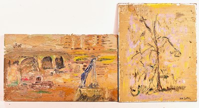 Lot 492 - J.R. Lafitte (20th century): Two impressionist...