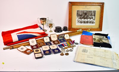 Lot 292 - A group of militaria relating to Barrack...