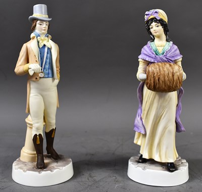 Lot 230 - Two Royal Worcester porcelain figures from the...