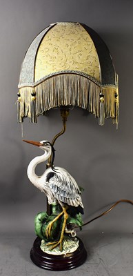 Lot 227 - A  Giuseppe Armani ceramic Heron form table...