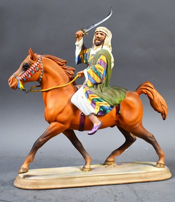 Lot 247 - A Beswick porcelain model of a Bedouin Arab on...