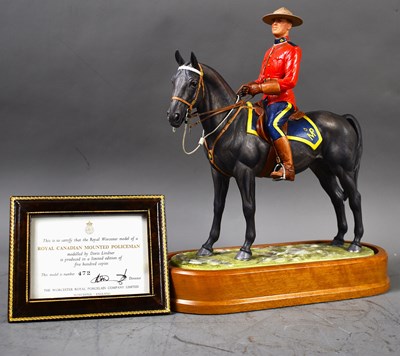 Lot 257 - A Royal Worcester porcelain model of a Royal...