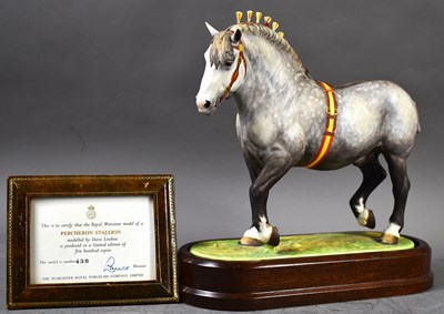 Lot 254 - A Royal Worcester porcelain model of a...