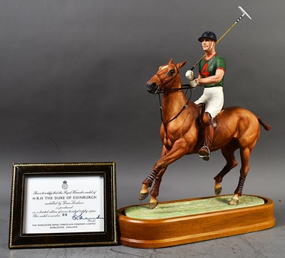Lot 249 - A Royal Worcester porcelain model of H.R.H The...