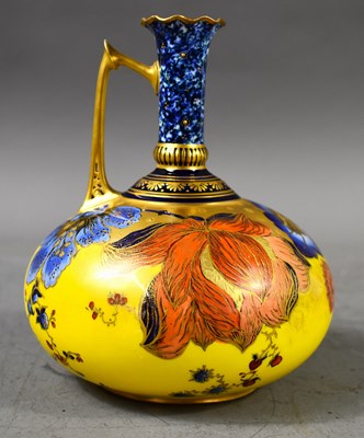 Lot 222 - A Royal Crown Derby porcelain onion shaped...