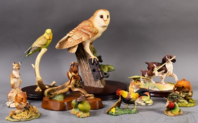Lot 223 - A group of Border Fine Arts bisque porcelain...