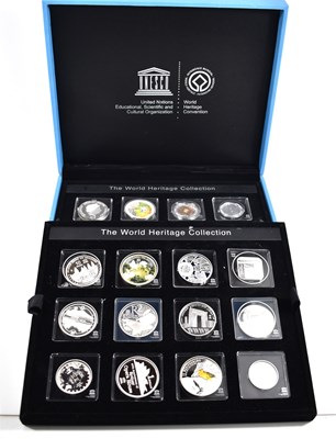 Lot 57 - A Unesco World Heritage Silver Coin Collection,...