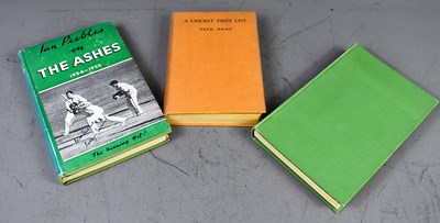 Lot 389 - A group of first edition cricket books...