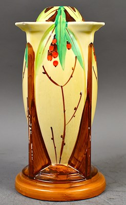 Lot 197 - An Art Deco "Torpedo" vase by Myott & Son,...