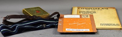 Lot 372 - A vintage Boy Scouts leather belt and buckle...