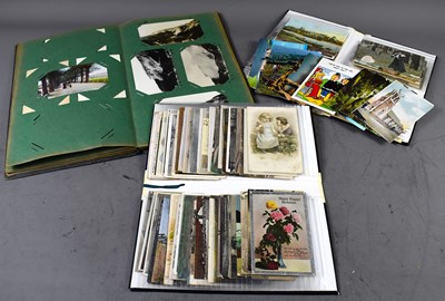 Lot 388 - A collection of Edwardian and later postcards...