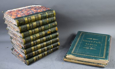 Lot 380 - Two Vanity Fair albums, fourteenth series 1882...