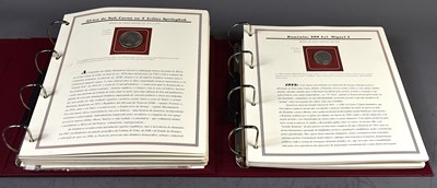 Lot 52 - Two albums of silver coins to include a 1953...