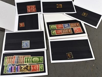 Lot 403 - A collection of stamps to include a penny...