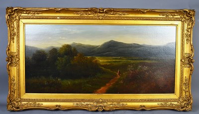 Lot 476 - A late 19th century landscape painting...