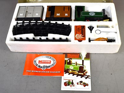 Lot 321 - A boxed Mamod RS1 Live Steam Railway Train set,...