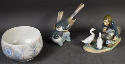 Lot 194 - A group of Lladro comprising 'Food for the...